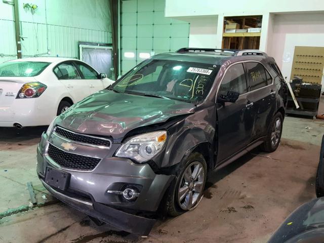 2GNFLGE5XC6300744 - 2012 CHEVROLET EQUINOX LT GRAY photo 2