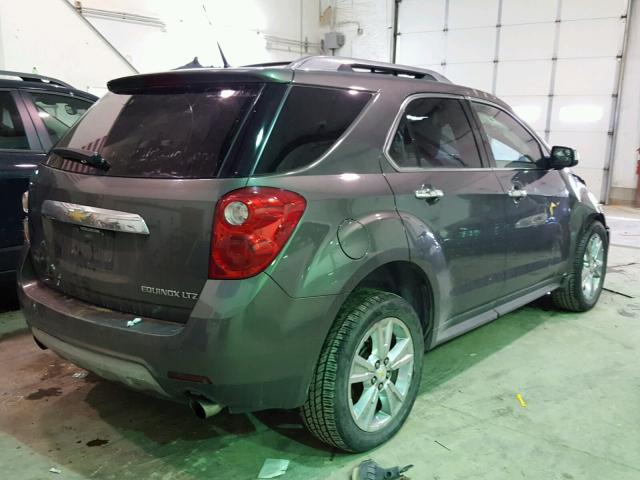 2GNFLGE5XC6300744 - 2012 CHEVROLET EQUINOX LT GRAY photo 4