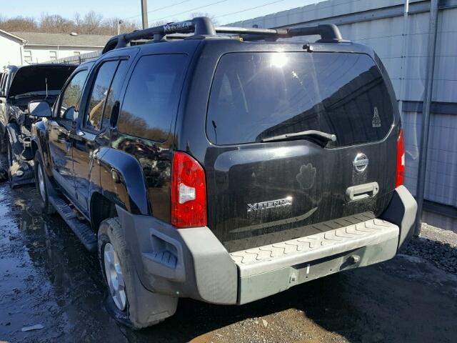 5N1AN08WX6C549903 - 2006 NISSAN XTERRA OFF BLACK photo 3