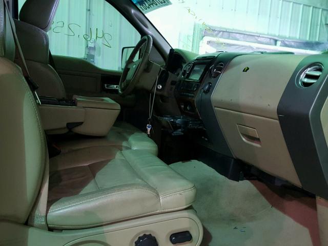 1FTPX14505NA59789 - 2005 FORD F150 BROWN photo 5