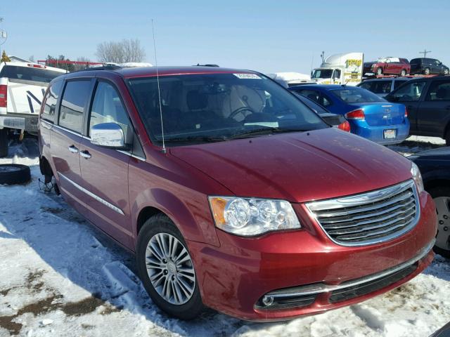 2C4RC1CG1ER275130 - 2014 CHRYSLER TOWN & COU BURGUNDY photo 1