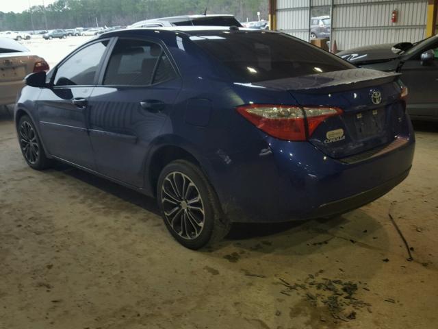 5YFBURHE6GP517353 - 2016 TOYOTA COROLLA L BLUE photo 3