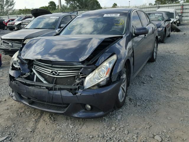 JNKBV61E27M720957 - 2007 INFINITI G35 GRAY photo 2