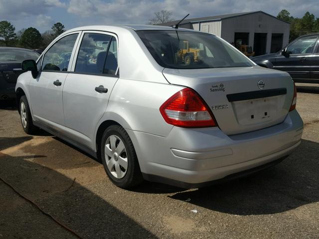 3N1CC1AP6BL363367 - 2011 NISSAN VERSA S SILVER photo 3