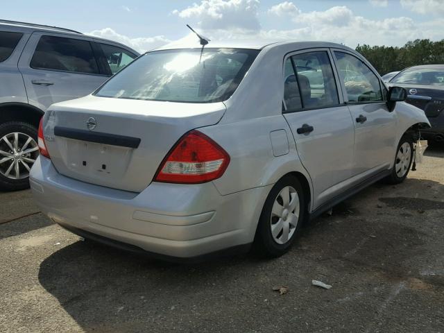 3N1CC1AP6BL363367 - 2011 NISSAN VERSA S SILVER photo 4