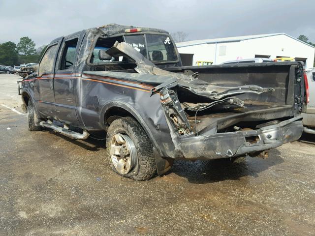 1FTNW21P04EC34532 - 2004 FORD F250 SUPER GRAY photo 3