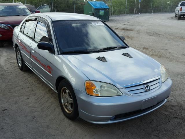 2HGES16592H586030 - 2002 HONDA CIVIC LX SILVER photo 1