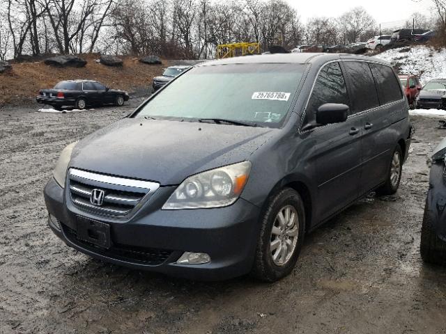 5FNRL38245B026003 - 2005 HONDA ODYSSEY LX GRAY photo 2