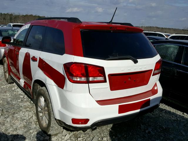 3C4PDCBG0HT509907 - 2017 DODGE JOURNEY SX RED photo 3