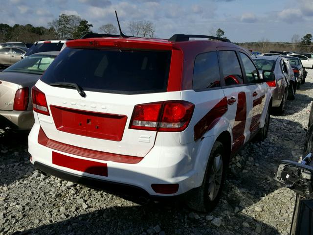 3C4PDCBG0HT509907 - 2017 DODGE JOURNEY SX RED photo 4