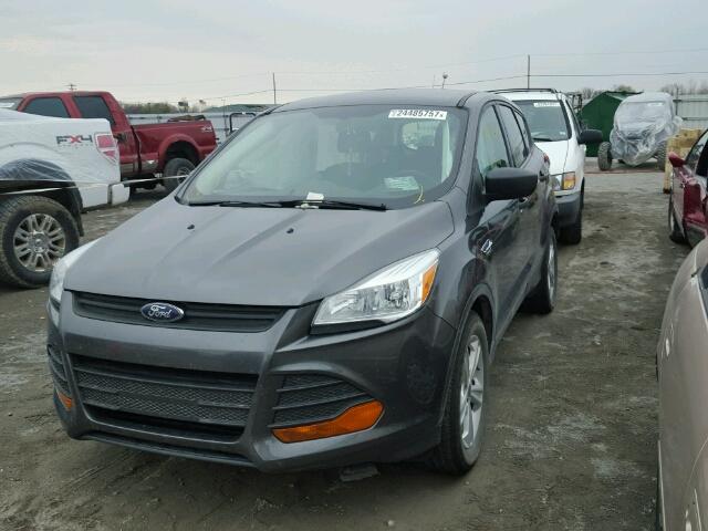 1FMCU0F71FUA87099 - 2015 FORD ESCAPE S GRAY photo 2