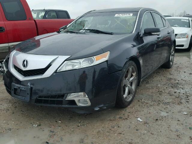 19UUA9F57AA007708 - 2010 ACURA TL BLACK photo 2