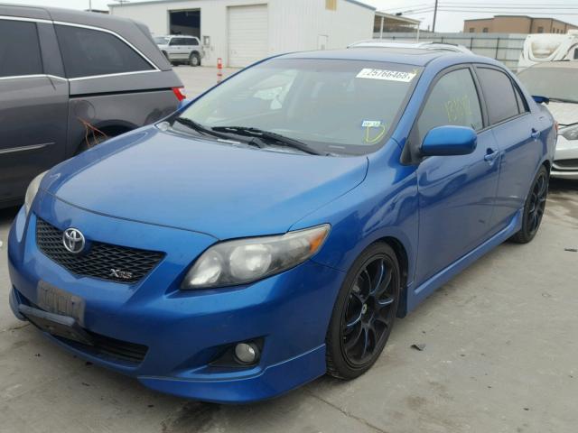 1NXBE40E99Z014767 - 2009 TOYOTA COROLLA XR 蓝色 照片 2