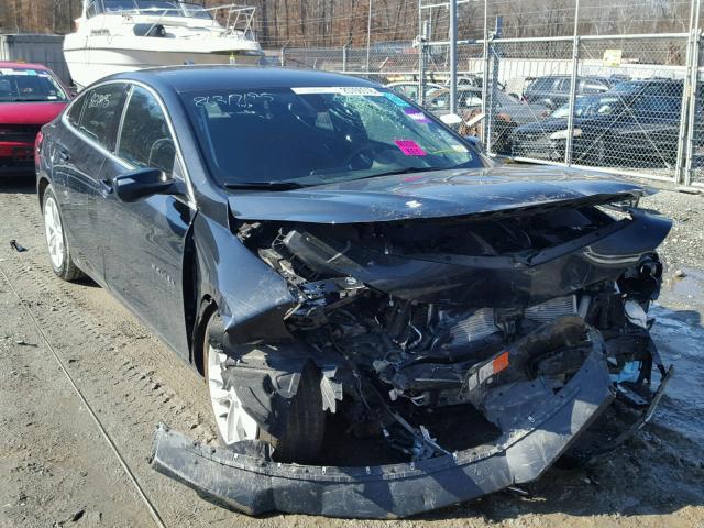 1G1ZD5ST8JF158688 - 2018 CHEVROLET MALIBU LT BLACK photo 1