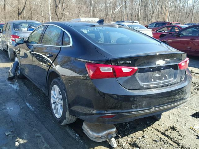 1G1ZD5ST8JF158688 - 2018 CHEVROLET MALIBU LT BLACK photo 3