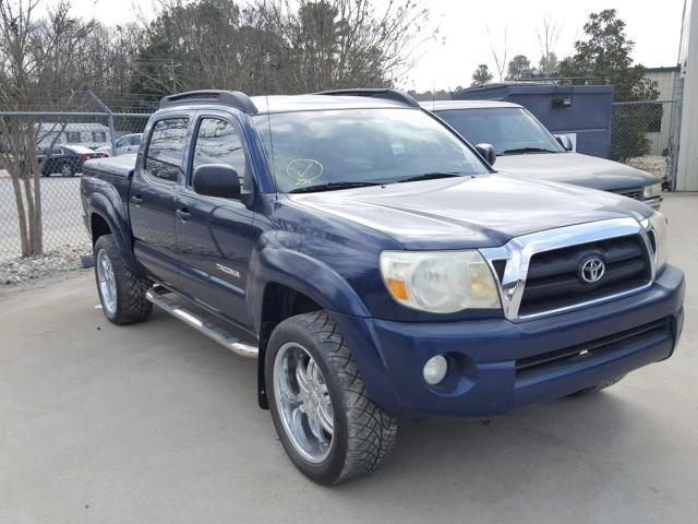 3TMJU62N38M051330 - 2008 TOYOTA TACOMA DOU BLUE photo 1