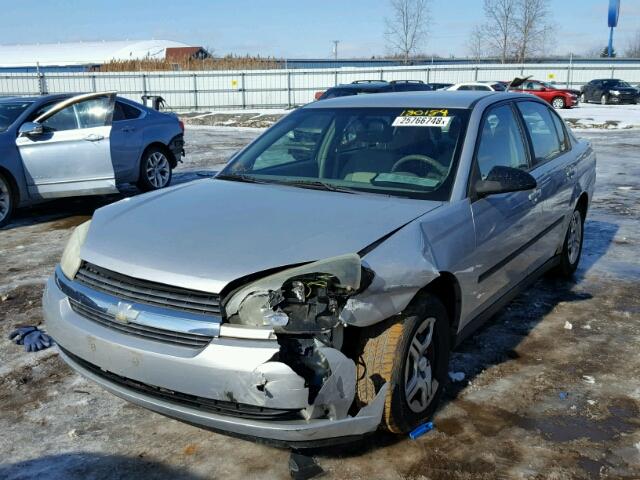 1G1ZS52F64F152540 - 2004 CHEVROLET MALIBU SILVER photo 2