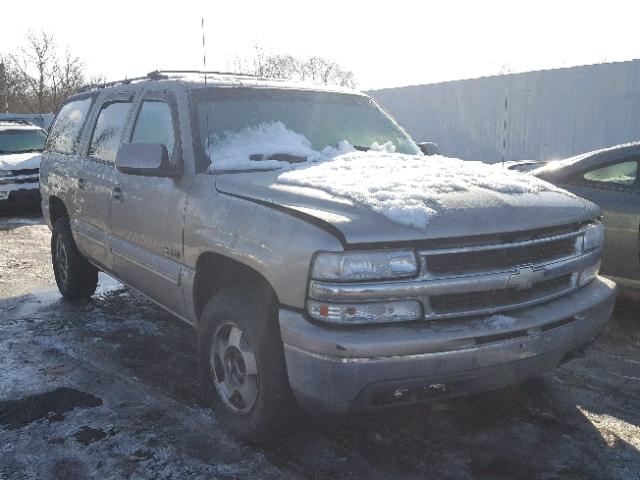 3GNFK16T3YG140425 - 2000 CHEVROLET SUBURBAN K TAN photo 1