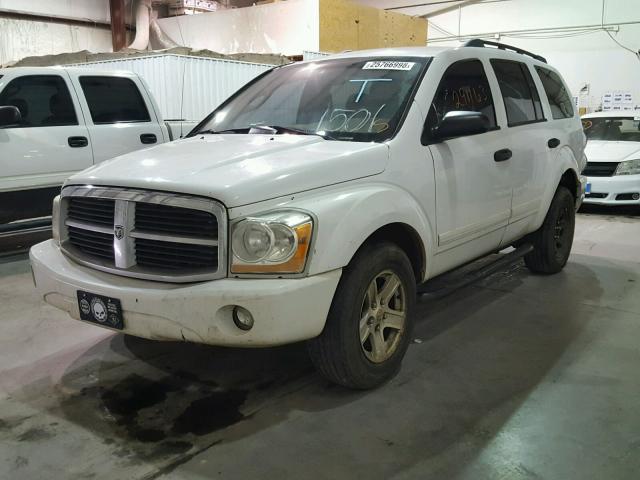 1D4HD48K45F500285 - 2005 DODGE DURANGO SL WHITE photo 2