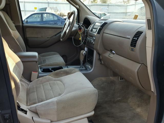 5N1AR18W55C743120 - 2005 NISSAN PATHFINDER GRAY photo 5