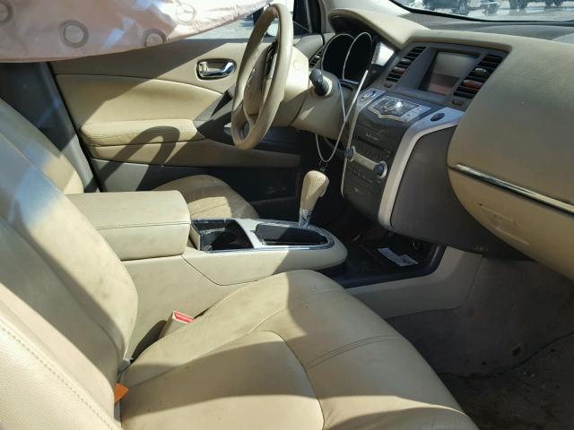 JN8AZ18W59W120688 - 2009 NISSAN MURANO S WHITE photo 5