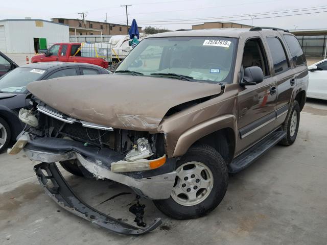 1GNEC13Z84R282832 - 2004 CHEVROLET TAHOE C150 GOLD photo 2