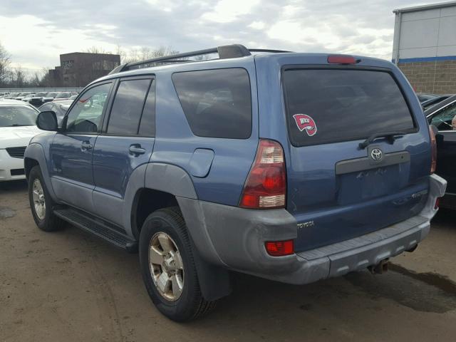 JTEBU14R630001892 - 2003 TOYOTA 4RUNNER SR BLUE photo 3