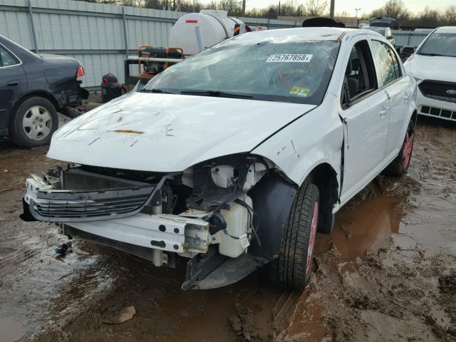 1G1AK55F377232725 - 2007 CHEVROLET COBALT LS WHITE photo 2