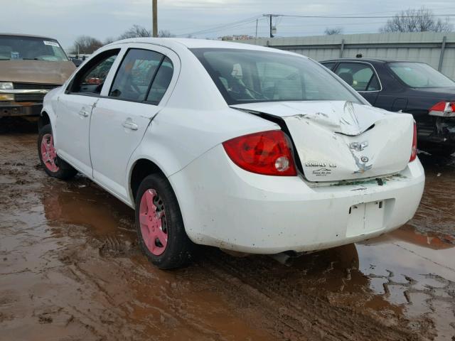 1G1AK55F377232725 - 2007 CHEVROLET COBALT LS WHITE photo 3