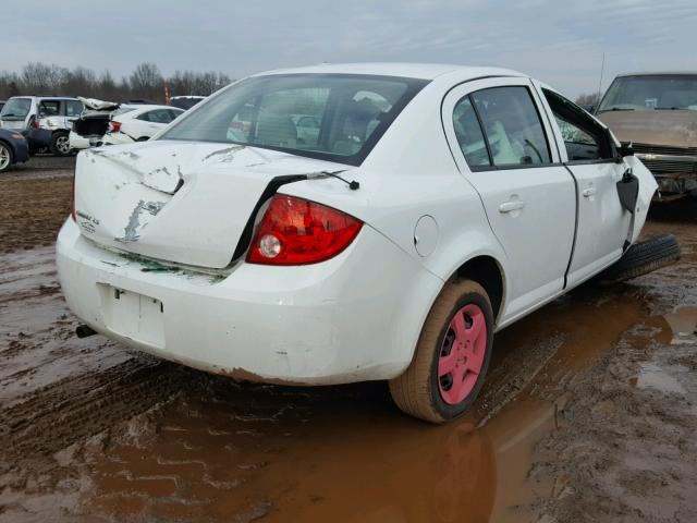 1G1AK55F377232725 - 2007 CHEVROLET COBALT LS WHITE photo 4