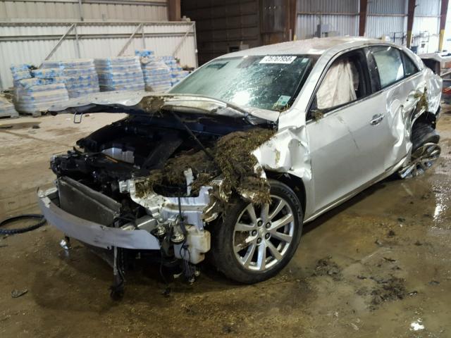 1G11H5SL9EF137436 - 2014 CHEVROLET MALIBU LTZ ვერცხლისფერი ფოტო 2