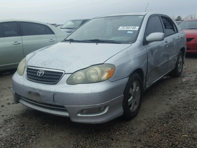 1NXBR32E05Z563196 - 2005 TOYOTA COROLLA CE SILVER photo 2