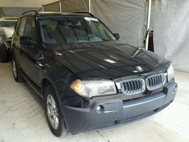 WBXPA73444WC43287 - 2004 BMW X3 2.5I BLACK photo 1