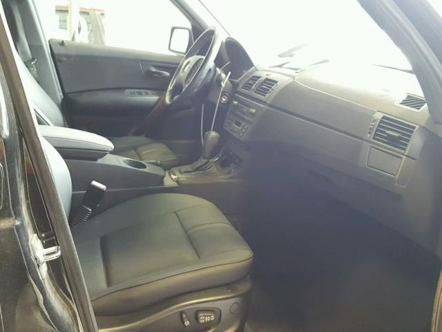 WBXPA73444WC43287 - 2004 BMW X3 2.5I BLACK photo 5