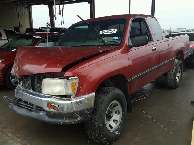 JT4VD22E0S0007161 - 1995 TOYOTA T100 XTRAC RED photo 2