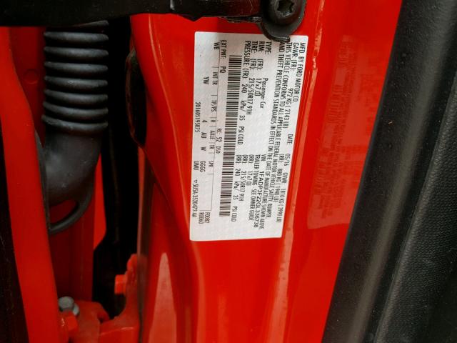 1FADP3F22GL336738 - 2016 FORD FOCUS SE RED photo 10