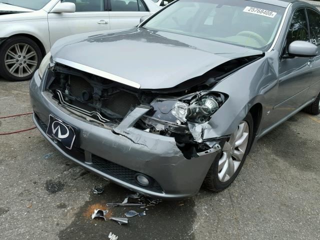 JNKBY01E06M205264 - 2006 INFINITI M45 BASE GRAY photo 9