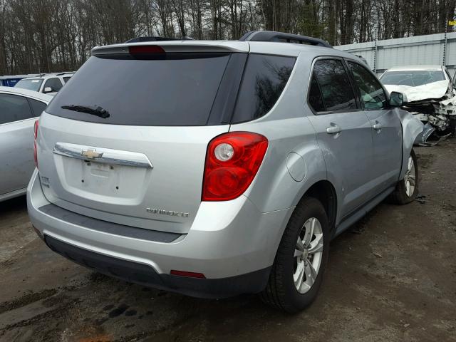 2GNALDEK7C1166724 - 2012 CHEVROLET EQUINOX LT SILVER photo 4