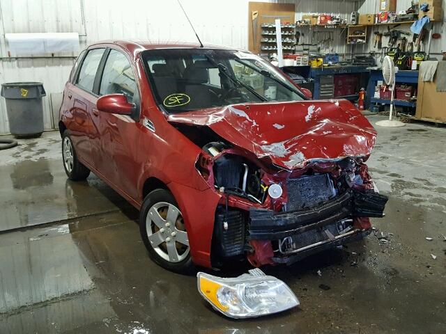 KL1TD6DE2BB132301 - 2011 CHEVROLET AVEO LS RED photo 1