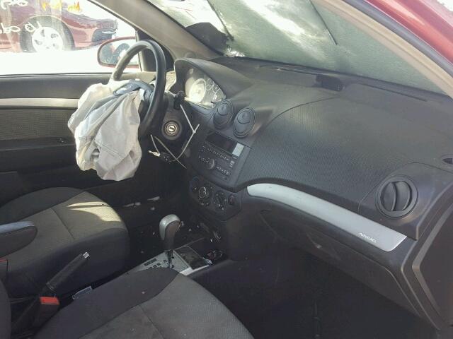 KL1TD6DE2BB132301 - 2011 CHEVROLET AVEO LS RED photo 5