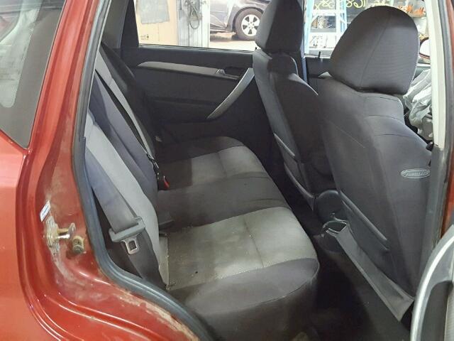 KL1TD6DE2BB132301 - 2011 CHEVROLET AVEO LS RED photo 6