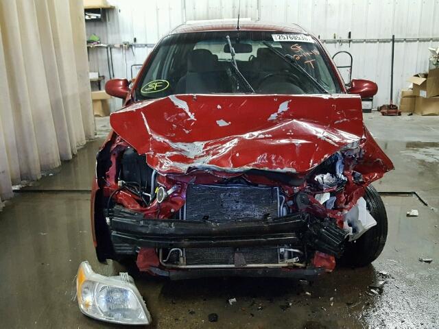 KL1TD6DE2BB132301 - 2011 CHEVROLET AVEO LS RED photo 9