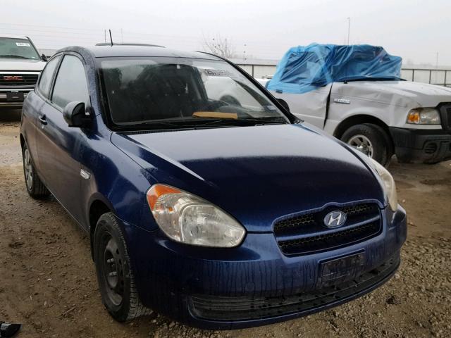 KMHCM36C59U109382 - 2009 HYUNDAI ACCENT GS BLUE photo 1