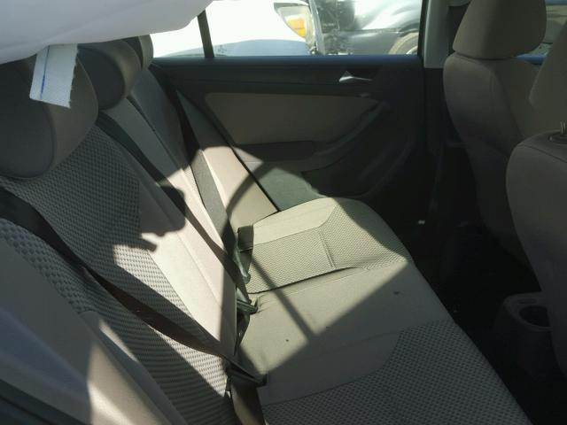 3VW1K7AJ5CM316412 - 2012 VOLKSWAGEN JETTA BASE ვერცხლისფერი ფოტო 6