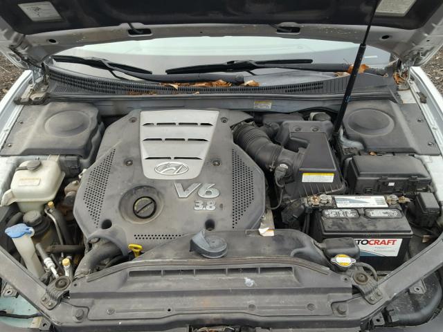 KMHFC46F36A070241 - 2006 HYUNDAI AZERA SE SILVER photo 7