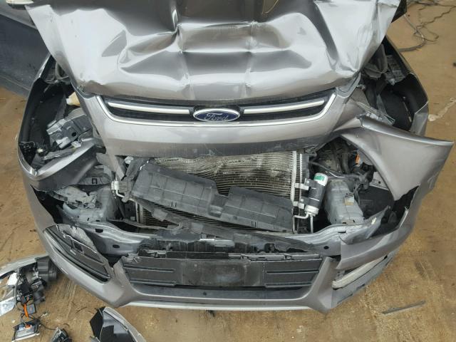 1FMCU0J9XDUC23235 - 2013 FORD ESCAPE TIT GREEN photo 7