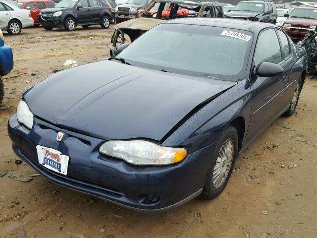 2G1WW15E919310053 - 2001 CHEVROLET MONTE CARL 蓝色 照片 2