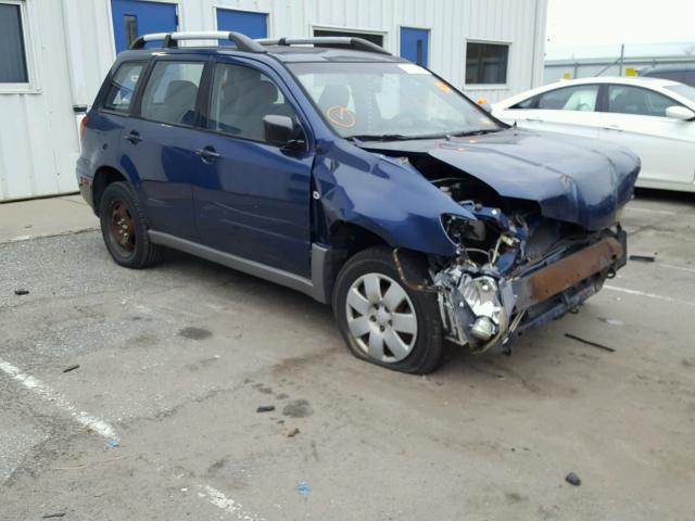 JA4LZ31G83U055142 - 2003 MITSUBISHI OUTLANDER BLUE photo 1