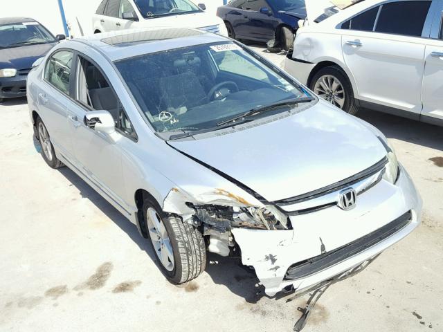 1HGFA16857L043642 - 2007 HONDA CIVIC EX SILVER photo 1