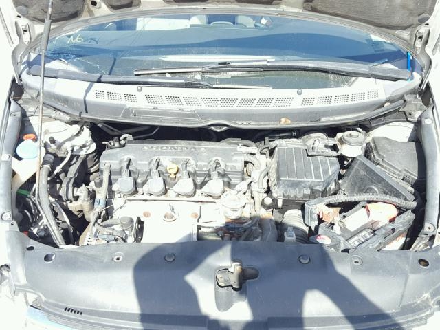 1HGFA16857L043642 - 2007 HONDA CIVIC EX SILVER photo 7